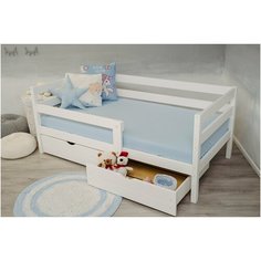 Кровать детская 160х80 Золушка 7 белая Россия