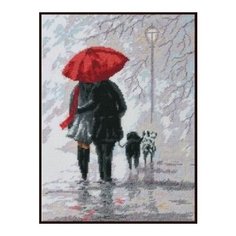 Набор для вышивания крестом Два +два 11.013, 20x27 см. канва, мулине Палитра