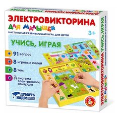 Электровикторина игра настольная для малышей Учись играя Нет бренда