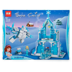 Детский конструктор 489 деталей, Frozen замок по мотивам мультфильма "Холодное сердце" Leduo