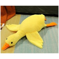 Мягкая игрушка Гусь 130 см жёлтый/ Гусь-обнимусь/ Жёлтый гусенок подушка An&Ar