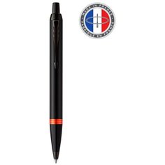 Ручка шариковая Parker IM Vibrant Rings K315 (CW2172946) Flame Orange PVD M синие чернила подарочная коробка