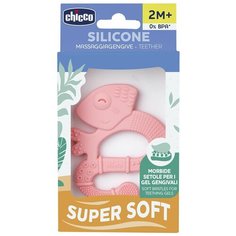 CHICCO игрушка-прорезыватель с зубным кольцом "Хамелеон" 2 мес+