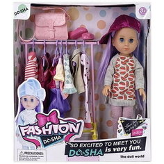 Fashion Dosha Кукла с сиреневыми волосами в кепке с аксессуарами W322007-2 с 3 лет