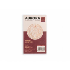 Aurora Альбом-склейка для акварели Aurora Red Ribbon Rough 9х15 см 12 л 300 г/м² 100% хлопок sela25
