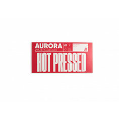 Aurora Альбом-склейка для акварели Aurora RAW Hot 18х36 см 20 л 300 г/м² 100% целлюлоза
