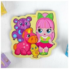 Головоломка, развивающая игрушка "Игрушки" для самых маленьких Лесная мастерская