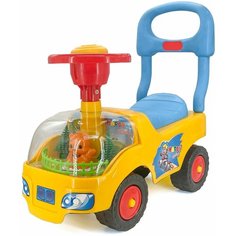 Каталка детская джип толокар пушкар машинка, автомобиль джип, сигнал на руле Igogo