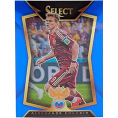 Коллекционная карточка Panini Select 2015-16 Blue - #27.2 Александр Кокорин (Ball Back Photo Variation) S0039