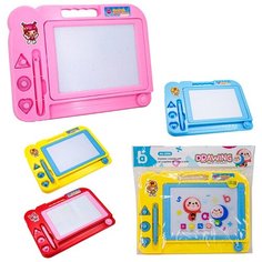 Доска для рисования 2006 цветная в пак. A+B