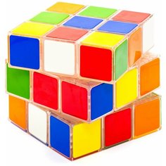 Головоломка Кубик Рубика YuXin 3x3 Houshi 8.8cm / Прозрачный пластик Cccstore