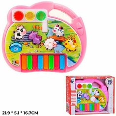 Пианино 6091B-CY Е-Нотка на батарейках в коробке Tong DE