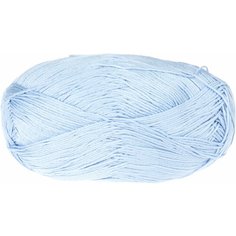 Пряжа Пехорка Детский Хлопок 60 светло-голубой 100% мерсеризованный хлопок 100г 330м 5шт