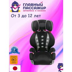 Автокресло Carmate Saratto Highback Junior Quattro Black/Grey
