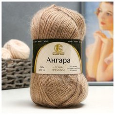 Пряжа Камтекс КТ "Ангара" 50% акрил, 35% мохер, 15% шерсть 5 шт.х100г 250м