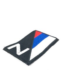 Нашивка Z на липучке / Шеврон Z на липучке черный / Патч / Российский флаг Velcro