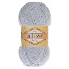 Пряжа Alize Softy, 50 г, 115 м, 3 шт., 416 серый