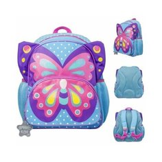 Рюкзак детский JUMBO COMPACT MINI,​ ​33.​5х30х19 см,​ анатомическая ​спинка,​ голубой​/​розовый Tiger Family
