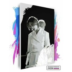 Картина по номерам на холсте Stray Kids Red Lights - Хёнджин и Чан 3, 50 х 80 см Красиво Красим