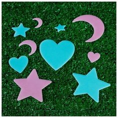 Набор светящегося декора "Ночь" цвет микс./В упаковке шт: 1 Noname