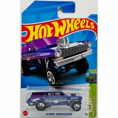 Машинка Hot Wheels коллекционная 64 NOVA WAGON GASSER фиолетовый HKH63