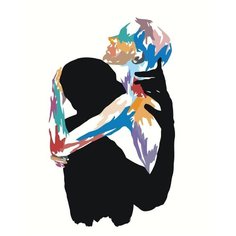 Картина по номерам Любовь Объятия 40х50 см АртТойс