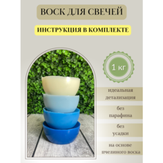 Воск для свечей / Микс 39 / 1 кг Hobbyscience.Ru