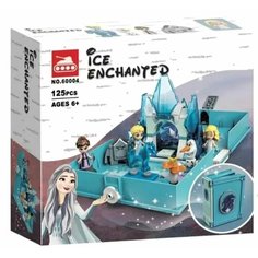 Конструктор книга сказочных приключений Эльзы и Нока, 125 деталей, 60004, ICE Enchanted