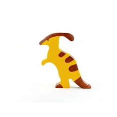 Мастерская Михеевых / Развивающая деревянная игрушка "Паразауролоф" / Динозавр для детей