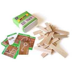 Игра-конструктор "Триго Junior" из деревянных дощечек для детей Treego
