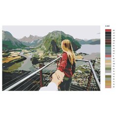 Картина по номерам X-845 "Пара держащаяся за руки" 60x90 Brushes Paints
