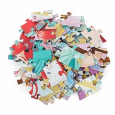 Пазл Воспоминания о Белле и Ариэль 100 деталей Trefl глиттер 14819