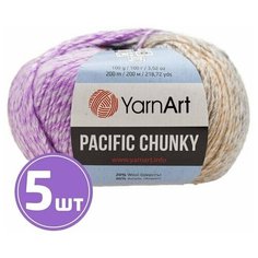 Пряжа YarnArt Pacific Chunky (308), мультиколор, 5 шт. по 100 г