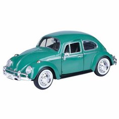 Машинка коллекционная Volkswagen Beetle 1966 Motormax масштаб 1:24