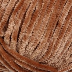 Пряжа "Velour" 100% микрополиэстер 170м/100г (849 кофе с молок.) Yarn Art
