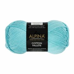 Пряжа ALPINA "COTTON PALLETE" 10 шт. в упак. цвет №18 голубой (COTTON PALLETE-№18 голубой)