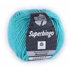 Пряжа Super Bingo Lana Grossa - 1 моток (55 м, 50 гр), цвет 056