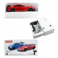 Машинка на радиоуправлении "Racing Rally Red" для гонок, детская игрушка на пульте д/у в подарочной коробке Нет бренда