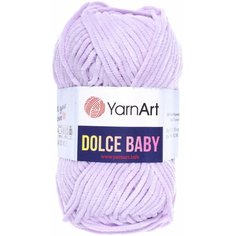 Пряжа YarnArt Dolce Baby сиреневый (744), 100%микрополиэстер, 85м, 50г, 2шт