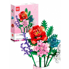 Конструктор Gao Misi Цветы: яркий букет , 460 деталей T1044B Toys