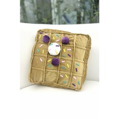 Мягкая подушка игрушка - антистресс Вафля Бельгийская, LidisGenekls - Soft Toy Pillow Belgian