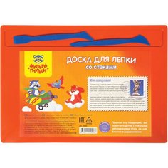Набор для лепки Мульти-Пульти, доска А4+2 стека, полистирол, оранжевый
