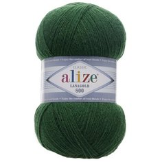 Пряжа ALIZE "Lanagold 800", 49% шерсть, 51% акрил, 800 м*100 г, 118 зеленая трава, 1 шт