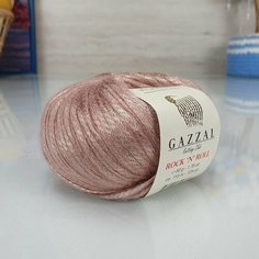 Пряжа GAZZAL ROCK N ROLL (Gazzal), розово-бежевый - 13479, 9% шерсть, 70% полиамид, 21% акрил, 10 мотков, 50 г, 115 м.