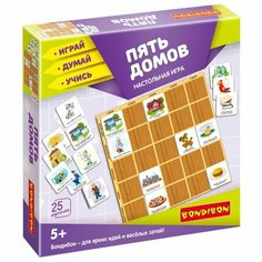 Настольная игра пять домов Играй Думай Учись Bondibon