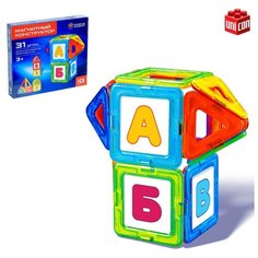 Магнитный конструктор Magical Magnet, 31 деталь, детали матовые Unicon
