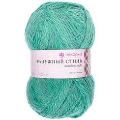 Пряжа Пехорка Радужный стиль, 25 % шерсть, 100 г, 200 м, 5 шт., 1140М