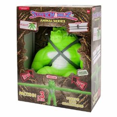 Фигурка-тянучка Stretchapalz Животные. Крокодил, 24 см, светится в темноте 404198-1