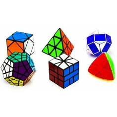 Набор головоломок необычной формы ShengShou SET / Развивающая головоломка / Черный
