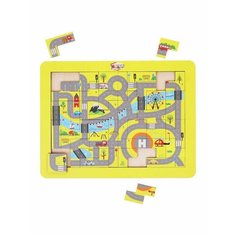 Пазл деревянный "Автодорога" Mapacha